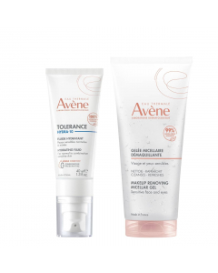 Avène Tolerance Hydra-10 Fluid + Makeup Removing Micellar Gel Pack