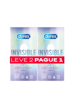 Set Preservativos Invisibles Durex 2x12
