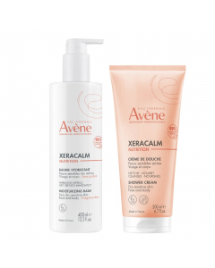 Avène Xeracalm Moisturizing Balm + Shower Cream Pack