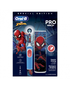 Oral-B Pro Kids 3+ Cepillo de Dientes Eléctrico Spiderman Edición Especial