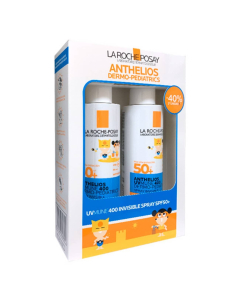 La Roche Posay Anthelios Dermo-Pediatrics UVMune 400 Invisible Spray SPF50+ Pack 2x200ml 
