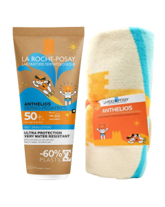 La Roche Posay Anthelios Dermo-Pediatrics Wet Skin Lotion SPF50+ 200ml + Poncho Pack