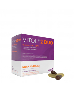 Vitol 2 Dúo Omega-3 (DHA + EPA) 30 comprimidos + 30 cápsulas de gelatina