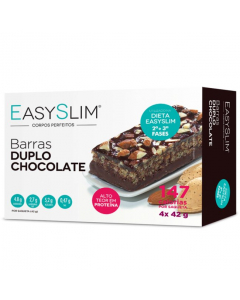Easyslim Bars. Double Chocolate Flavor 4x42gr