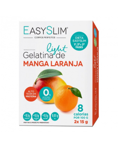 Gelatina Easyslim. Bolsitas de Mango / Naranja 2x15gr