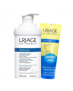 Uriage Xémose Anti-Irritation Cream + Cleansing Soothing Oil Gift Set