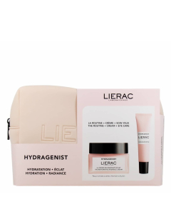 Lierac Hydragenist The Routine Cream + Eye Care + Pouch Gift Set