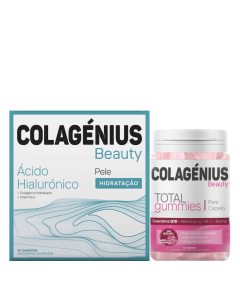 Colagenius Beauty Hyaluronic Acid Sachets + Total Gummies Set