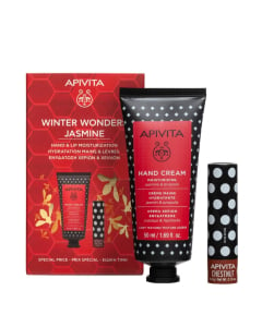 Apivita Winter Wonders Jasmim Gift Set Hand Cream + Lip Balm