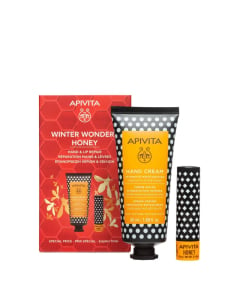 Apivita Winter Wonders Honey Gift Set Hand Cream + Lip Balm