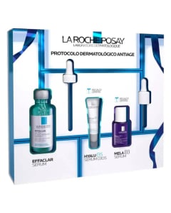 Set de regalo de suero Effaclar de La Roche Posay + suero para ojos Hyalu B5 + suero Mela B3