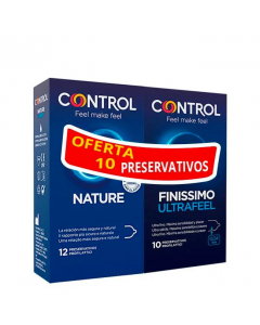 Control Dúo Preservativos Nature + Ultrafeel