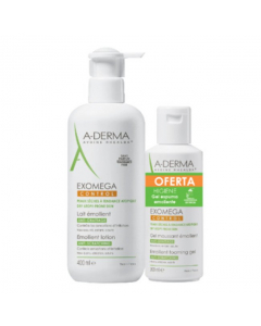 A-Derma Exomega Control Pack Lotion + Gel