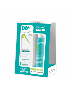 A-Derma Phys-AC Perfect Anti-Blemish Fluid + Foaming Gel Gift Set