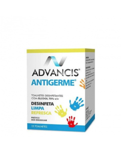 Advancis Antigerme Sanitizing Wipes x15