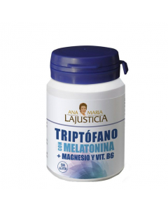 Ana María Lajusticia Complemento Triptófano con Melatonina + Magnesio y Vitamina B6 Comprimidos x60