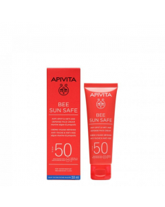 Apivita Bee Sun Safe Crema facial antimanchas y antiedad SPF50 50ml