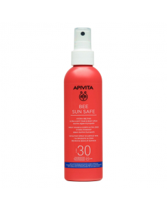 Apivita Bee Sun Safe Hydra Melting Spray ultraligero para rostro y cuerpo SPF30 200ml