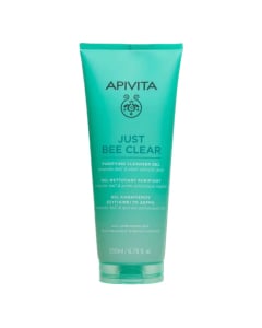 Gel limpiador purificante Just Bee Clear de Apivita, 200 ml