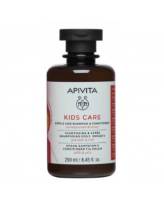 Apivita Kids Care Champú y acondicionador para niños suaves 250 ml