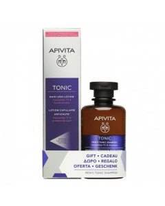 Apivita Hair Loss Lotion + Men’s Tonic Shampoo Kit