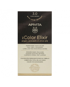 Apivita My Color Elixir Coloración Permanente 3.0 Castaño Oscuro