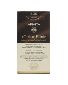 Apivita My Color Elixir Tinte Permanente 6.35 Rubio Oscuro Dorado Caoba