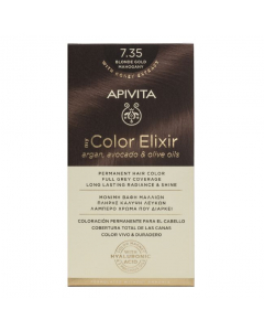Apivita My Color Elixir Permanent Hair Color 7.35 Blonde Gold Mahogany