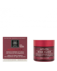 Apivita Wine Elixir Wrinkle & Firmness Lift Cream - Rich Texture 50ml