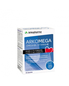 Arkomega Omega 3 + Vitamin E Capsules x45