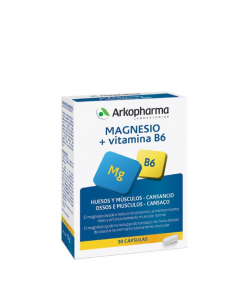 Arkopharma Magnesio + Vitamina B6 30 Cápsulas