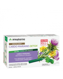 Arkofluido Marian Thistle Detox x20 Ampoules