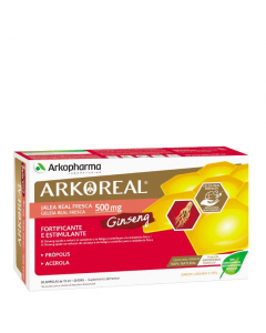 Arkoreal Royal Jelly + Ginseng x20 Ampoules