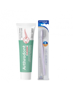 Arthrodont Classic pasta de dientes + Elgydium clínica de atención
médica del cepillo de dientes (75ml + 1UN)