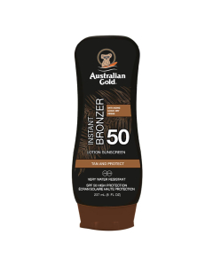 Australian Gold Lotion Sunscreen with Instant Bronzer SPF50 237ml