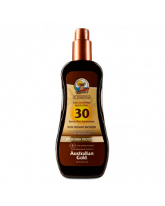 Australian Gold Spray Gel Sunscreen with Instant Bronzer SPF30 237ml