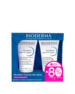 Bioderma Atoderm Crema de Manos Ultra Nutritiva Pack 2x50ml