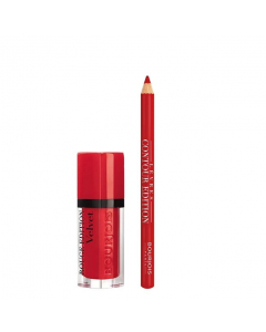 Bourjois Rouge Edition Set Velvet Lipstick 03 + Contour Edition Lip Pencil 06