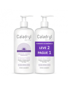Caladryl Derma Atopic Skin Moisturizing Cleansing Cream Duo