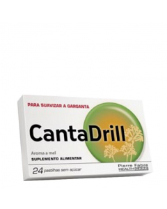 CantaDrill Throat Sugar-Free Lozenges x24
