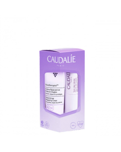 Caudalie Vinotherapist Hand & Nail Cream + Lip Conditioner Set