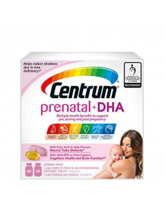 Centrum Prenatal +DHA Combo Pack 30 Tablets + 30 Capsules
