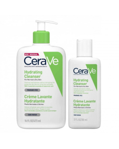 Cerave Hydrating Cleanser Set 473ml+88ml