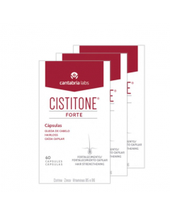 Cistitone Forte Cabello y Uñas Cápsulas Revitalizantes 3x60