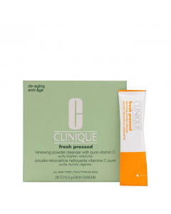 Clinique Fresh Pressed Renewing Powder Cleanser with Pure Vitamin C 28x0.5g
