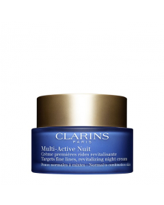 Clarins Multi-Active. Crema de Noche Suave Antiarrugas 50ml