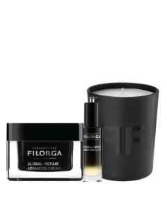 Set de regalo de crema + elixir + vela avanzada Filorga Global-Repair