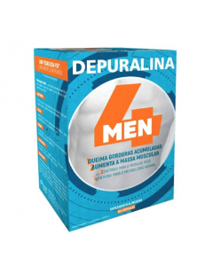 Depuralina 4 hombres cápsulas para quemar grasa 60un.