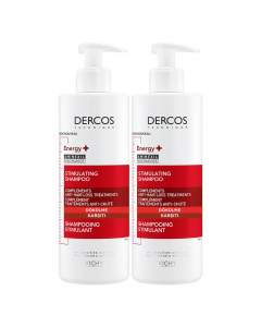 Dercos Energy+ Stimulating Shampoo Duo 2x400ml