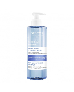 Dercos Mineral Soft and Fortifying Shampoo 400ml